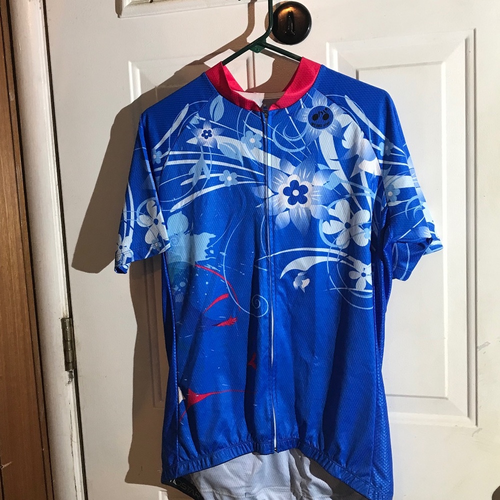 Hawaiian Print Men’s Cycling Jersey